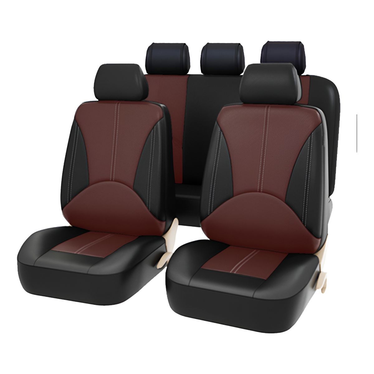 AUDOTO - Set Funda Cubre Asientos Ecocuero 9pc