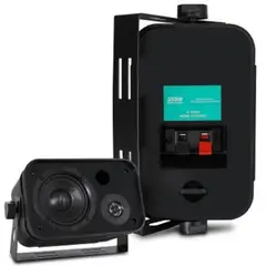 GTI - Parlante interior y exterior de 300 watts Negros