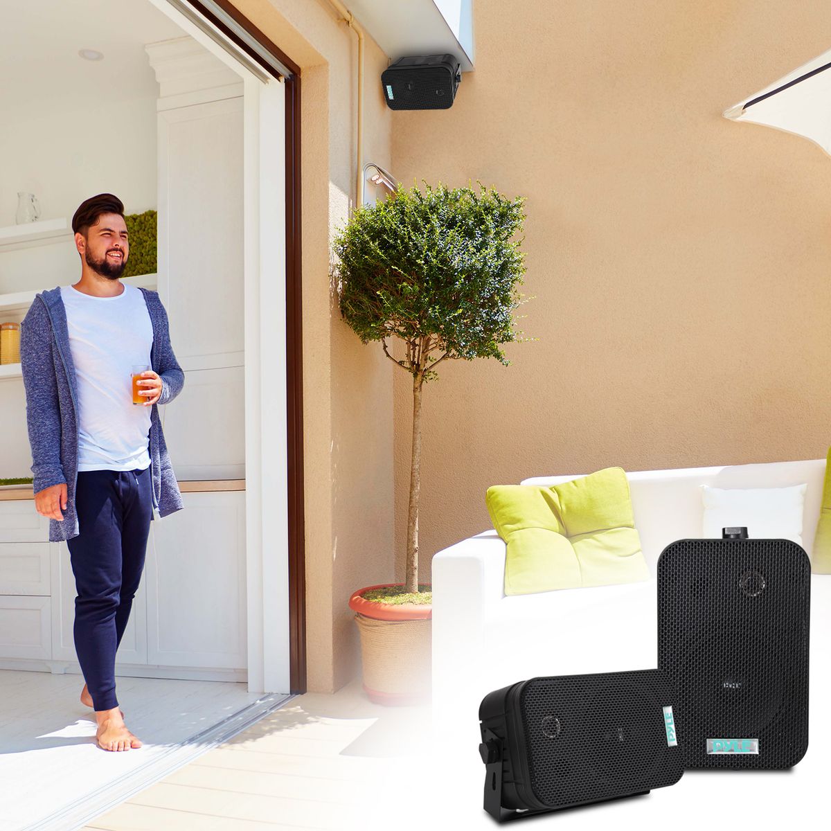 GTI - Parlante Interior Exterior GTI 400 watts Negros