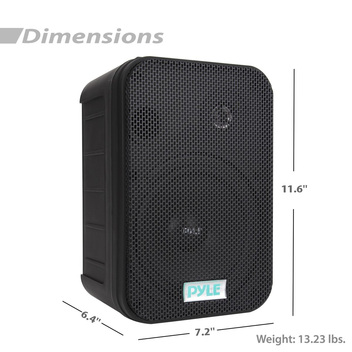 GTI - Parlante GTI Ambiental Exterior Interior 500 watts Negros