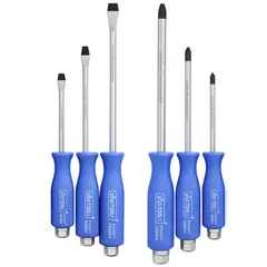 GRUPO UYUSA UYUSTOOLS - Set 6 Destornilladores De Golpe Cromo Vanadio Uyustools