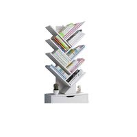 Estante Librero De Madera Blanco 120x20x34 cm