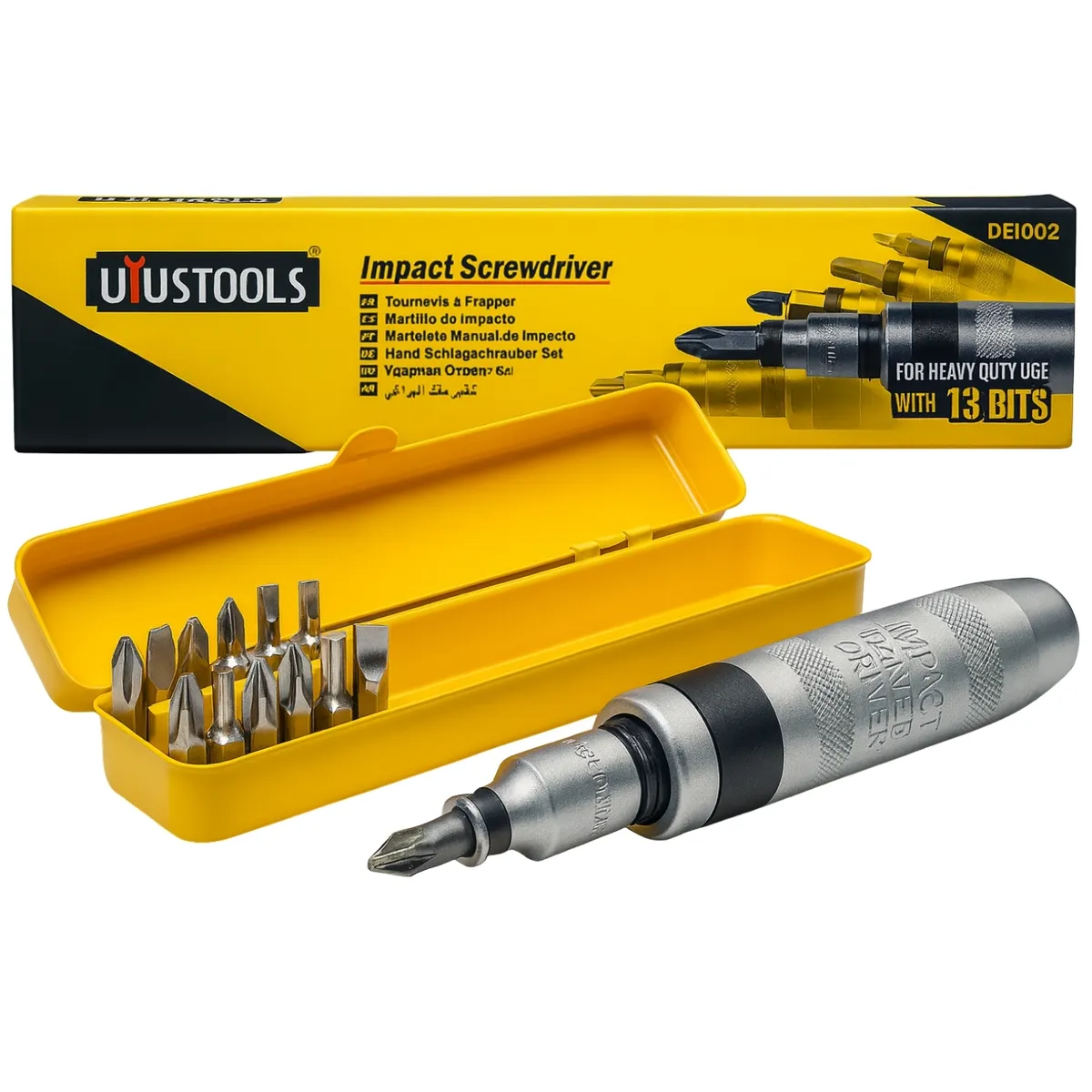 Destornillador De Impacto 14 Piezas Uyustools, marca GRUPO UYUSA UYUSTOOLS - Foto Principal