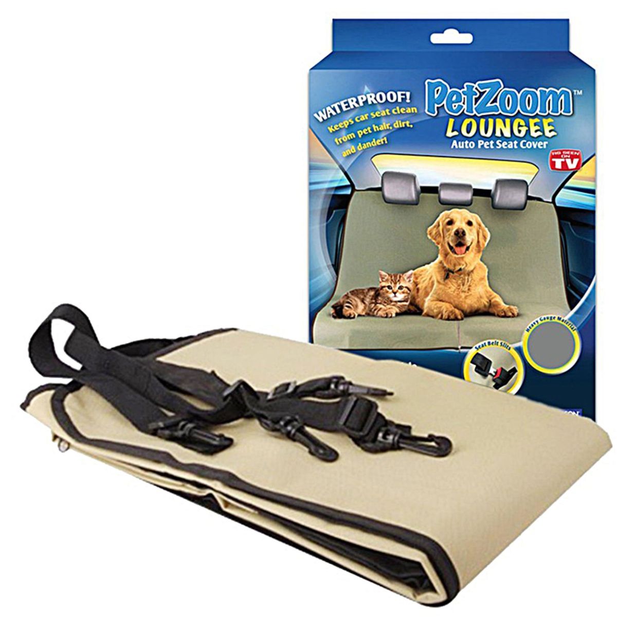 MOVI - Funda Cubre asiento para Mascotas 2 plazas