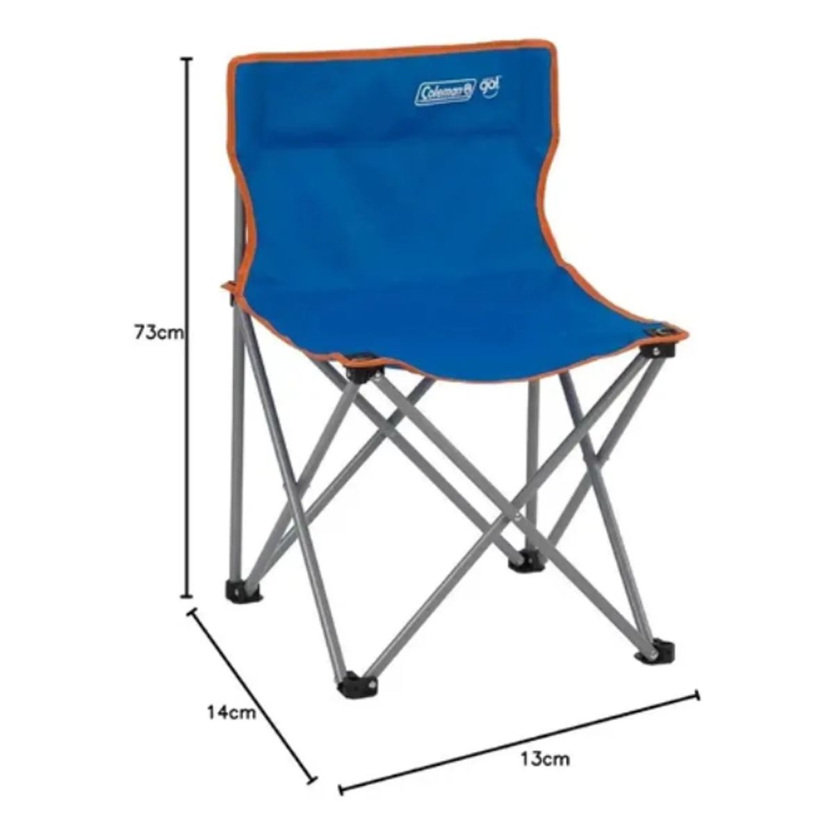 COLEMAN - Coleman Silla Plegable Quad Go Compacta Azul