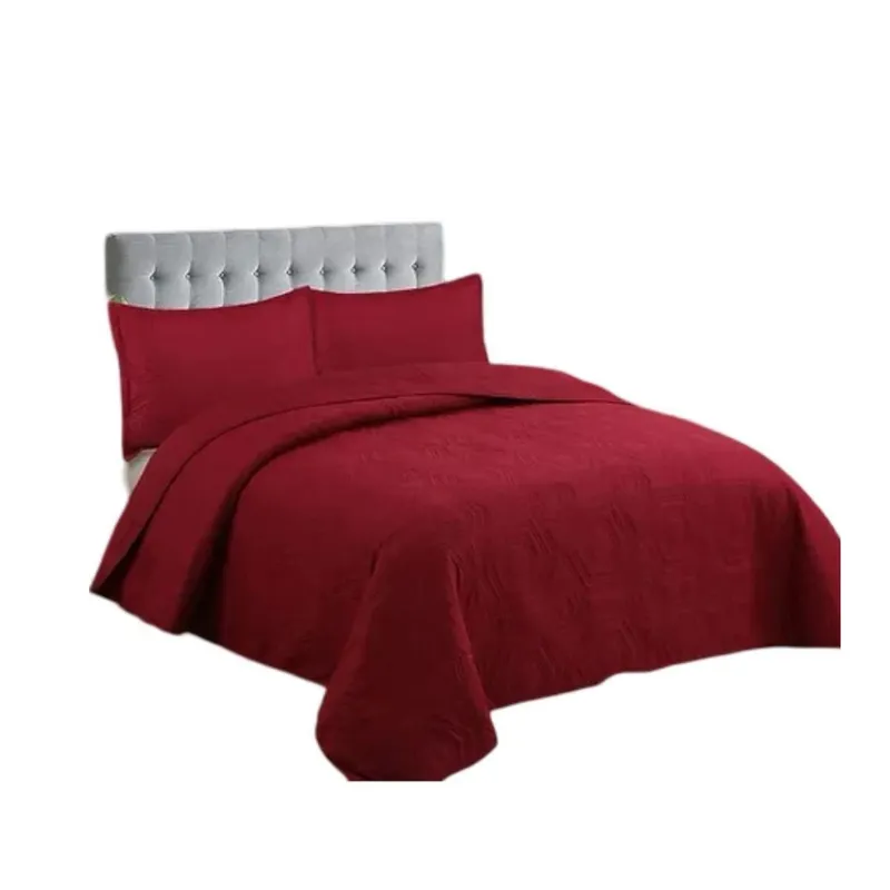 GENERICO - Cubrecama Quilt Verano 2 Plazas - Modelos Unicolores