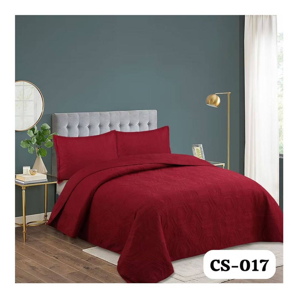 GENERICO - Cubrecama Quilt Verano 2 Plazas - Modelos Unicolores