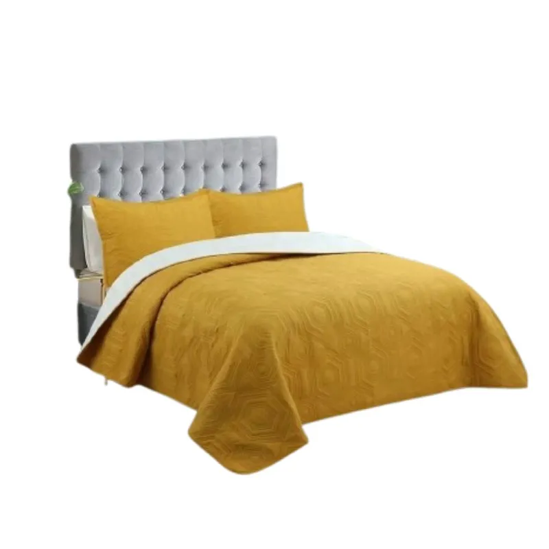 GENERICO - Cubrecama Quilt Verano 2 Plazas - Modelos Unicolores