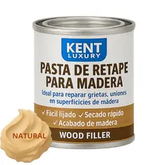 KENT - PASTA RETAPE DE MADERAS 200 GRAMOS - TONO NATURAL
