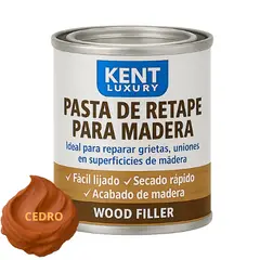 KENT - PASTA RETAPE DE MADERAS 200 GRAMOS - TONO CEDRO