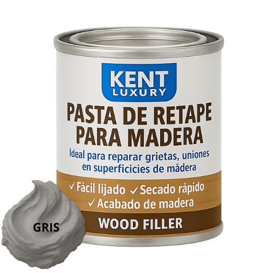 KENT PASTA RETAPE DE MADERAS 200 GRAMOS - TONO GRIS | Falabella Chile