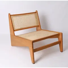 GENERICO - Silla de descanso de madera y Rattan