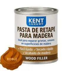 KENT - PASTA RETAPE DE MADERAS 200 GRAMOS - TONO ROBLE