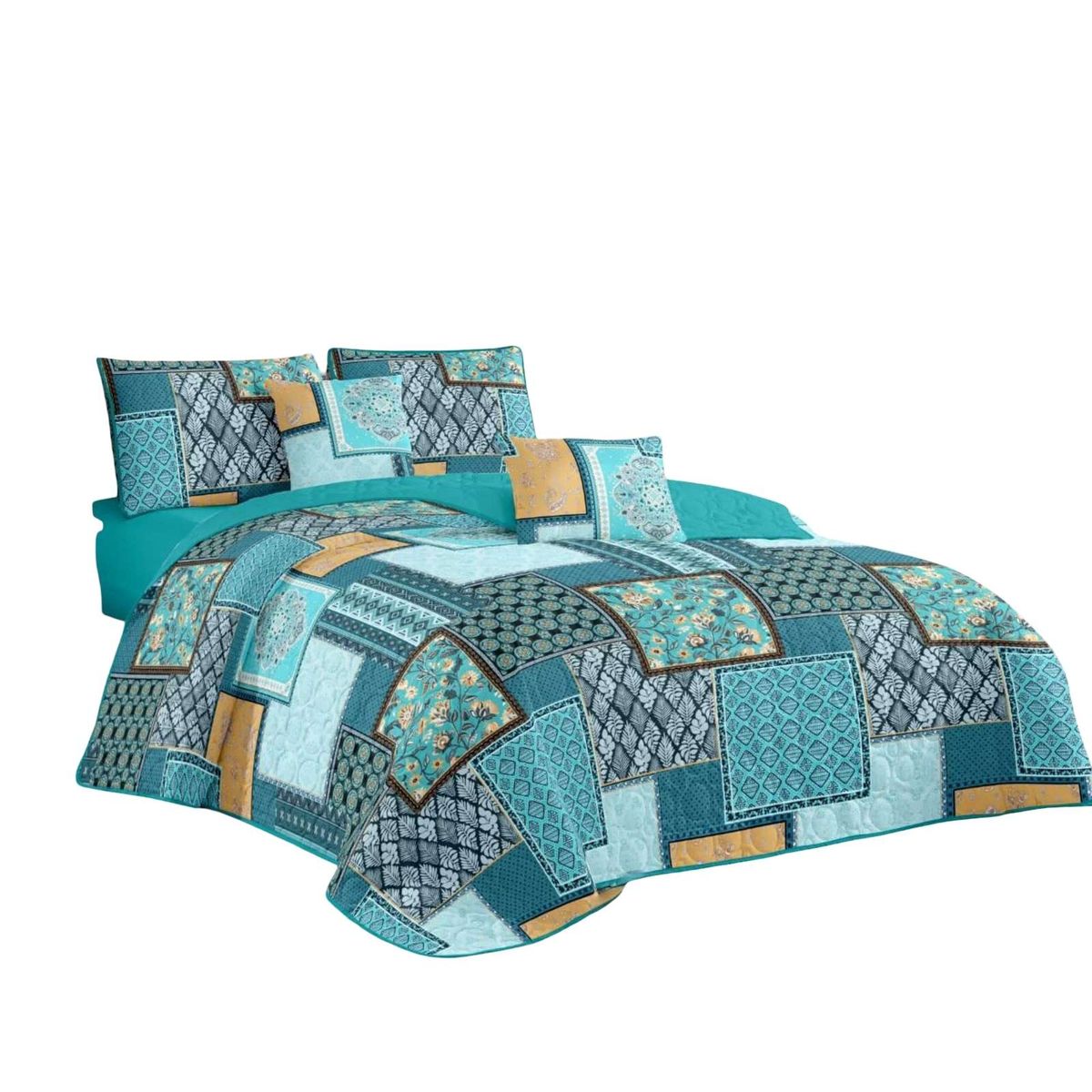 GENERICO - CUBRECAMA PRIMAVERA VERANO KING  D2