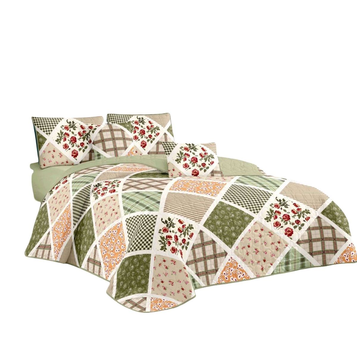 GENERICO - CUBRECAMA PRIMAVERA VERANO PLAZA Y MEDIA D9