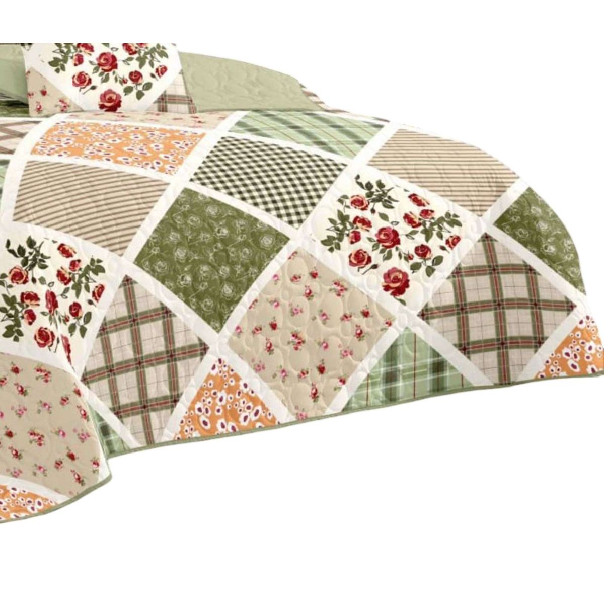 GENERICO - CUBRECAMA PRIMAVERA VERANO PLAZA Y MEDIA D9