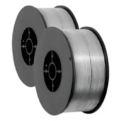 GENERICO - Pack 2 Uds. Alambre Mig Sin Gas 1.0 Mm 1kg C/u