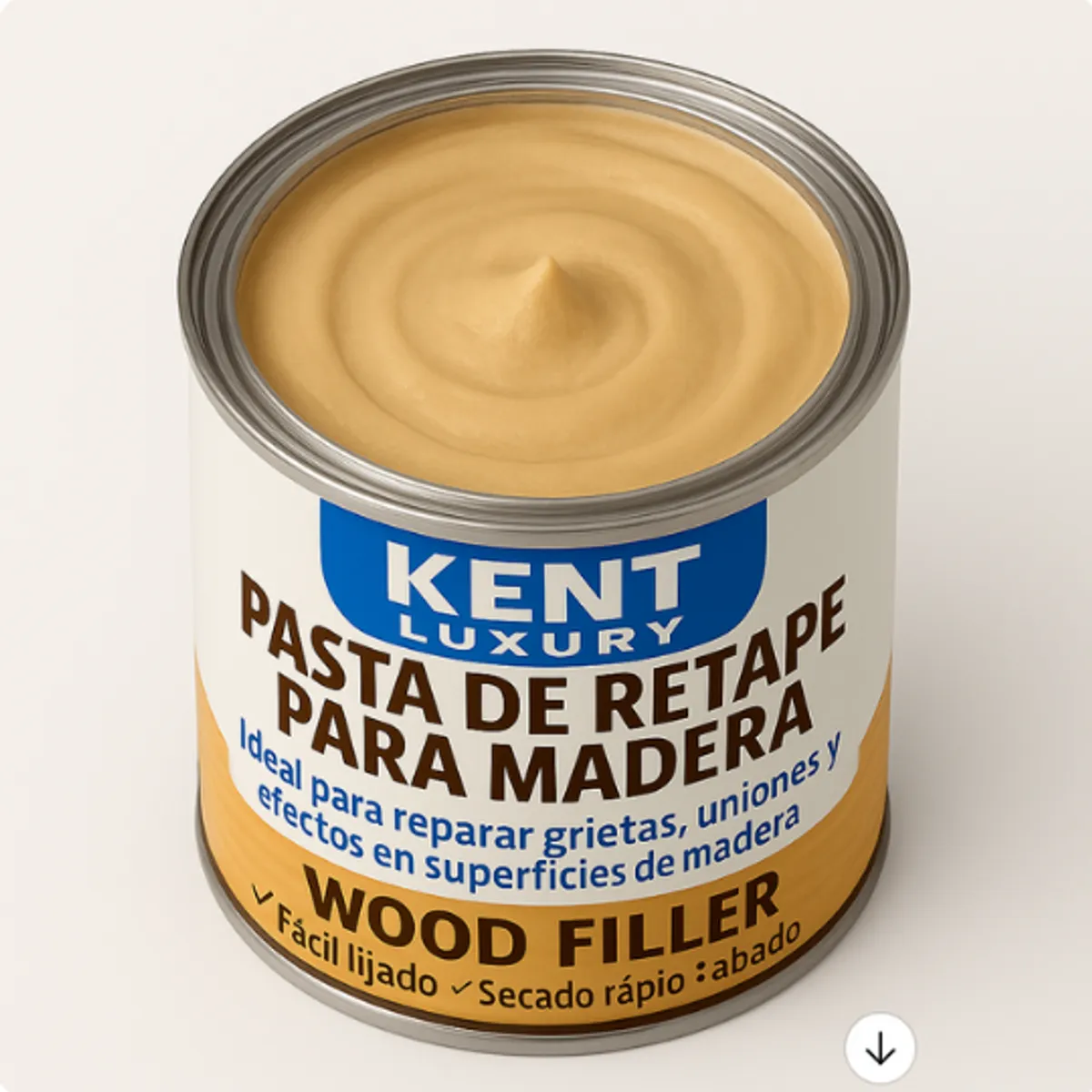 KENT - PASTA RETAPE DE MADERAS 450 GRAMOS - TONO MIEL