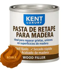 KENT - PASTA RETAPE DE MADERAS 450 GRAMOS - TONO ROBLE