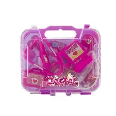 GENERICO - MALETA DE DOCTOR JUGUETE DE ROLES NIÑAS ROSA