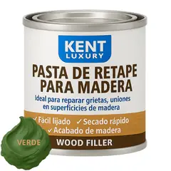 KENT - PASTA RETAPE DE MADERAS 450 GRAMOS - TONO VERDE IMPREGNADO