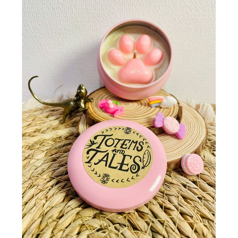 GENERICO - Vela de soja y coco. Paw candle 100 grs