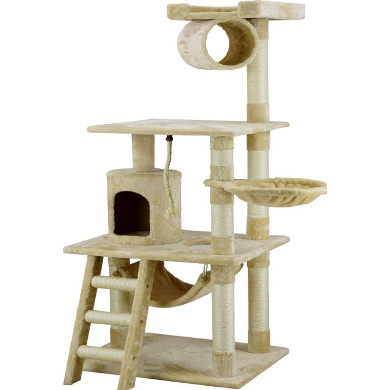 GENERICO - Rascador De Gato Torre Arbol XXXL BEIGE