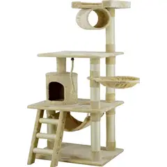 GENERICO - Rascador De Gato Torre Arbol XXXL BEIGE