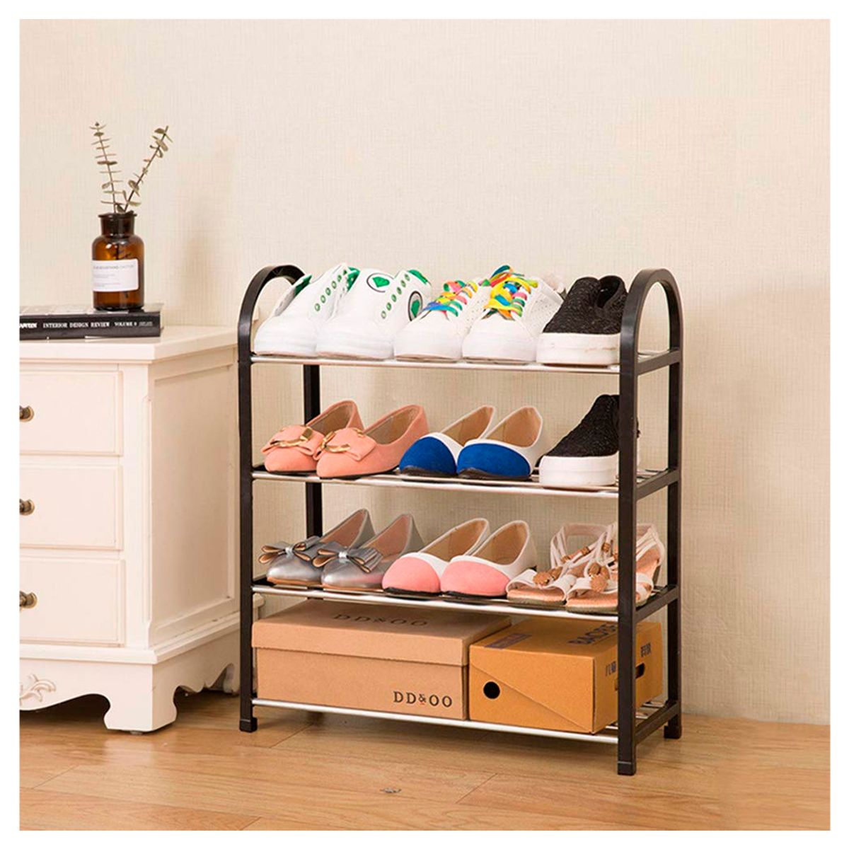 IRM - Zapatero Pequeño Organizador de zapatos 8 pares