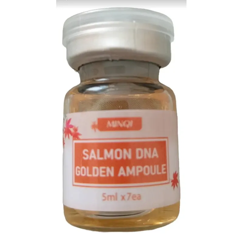 GENERICO - 2 Ampollas Gold DNA- Salmón Elixir d Juventud-Luminosidad para tu Piel
