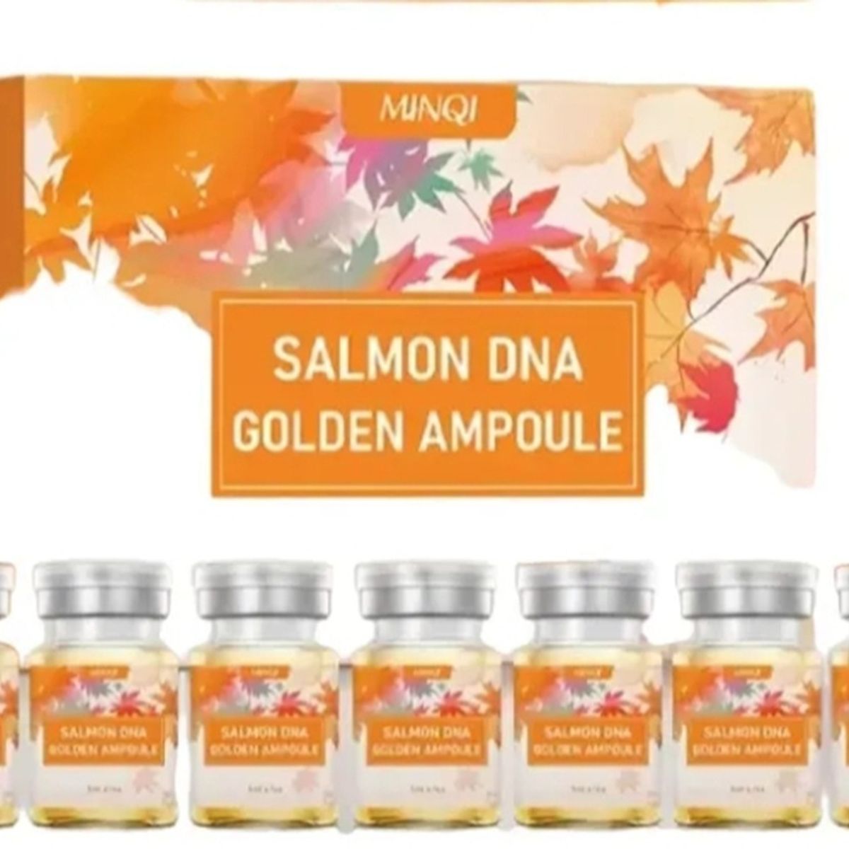 GENERICO - 7  Ampollas DNA de Salmón Elixir de Juventud y Luminosidad para tu Piel