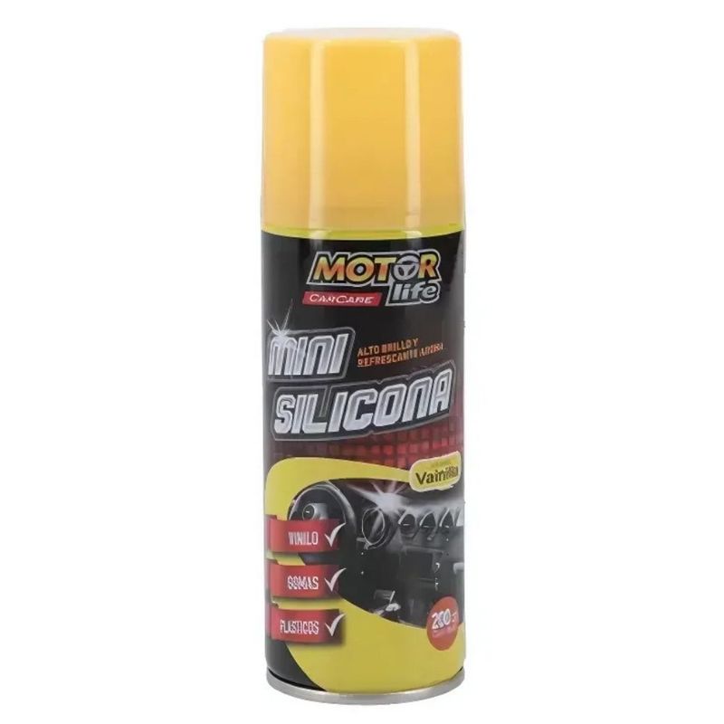 MOTORLIFE - Mini Silicona En Spray Aroma Vainilla 200cc MOTORLIFE