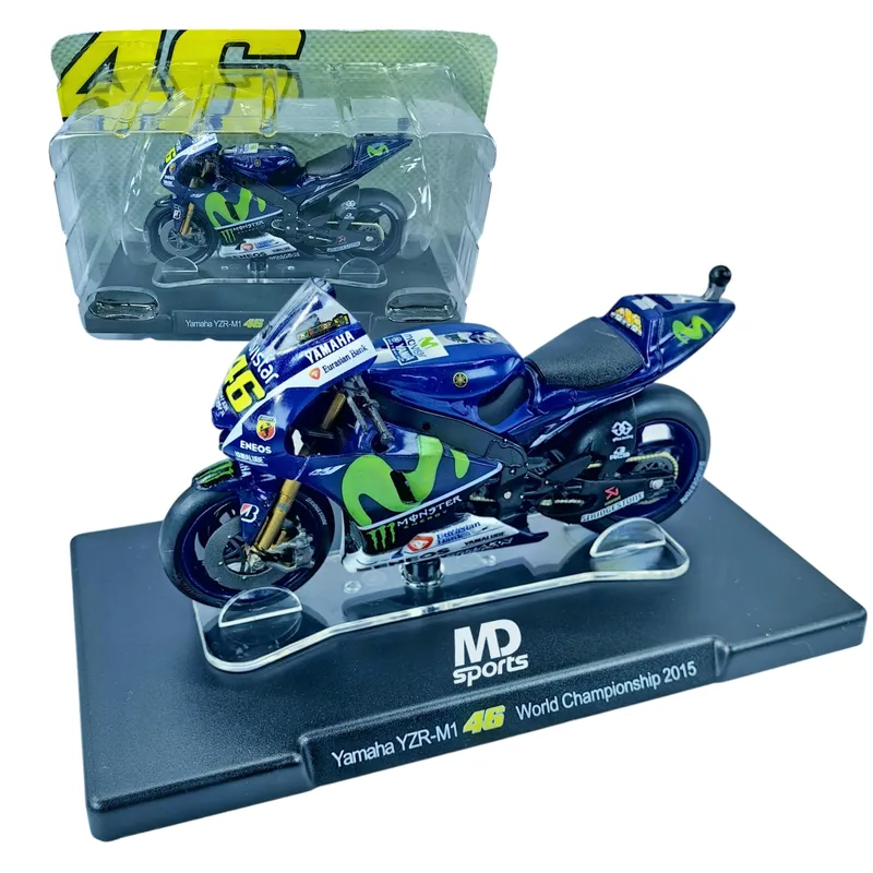 YAMAHA - Moto Gp Yamaha Yzr-m1 2015 #46 Valentino Rossi Escala 1:18