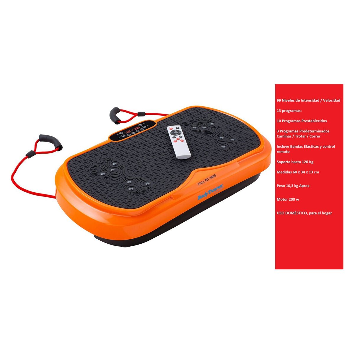 BODYTRAINER - Plataforma Vibratoria BodyTrainer FullFit 3000