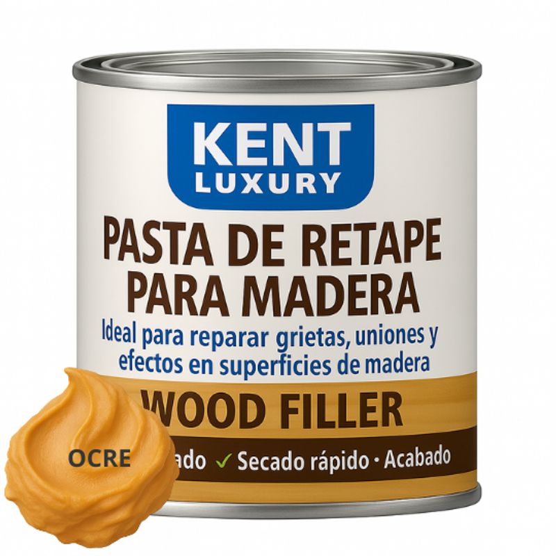 KENT - PASTA RETAPE DE MADERAS 1625 GRAMOS - TONO OCRE