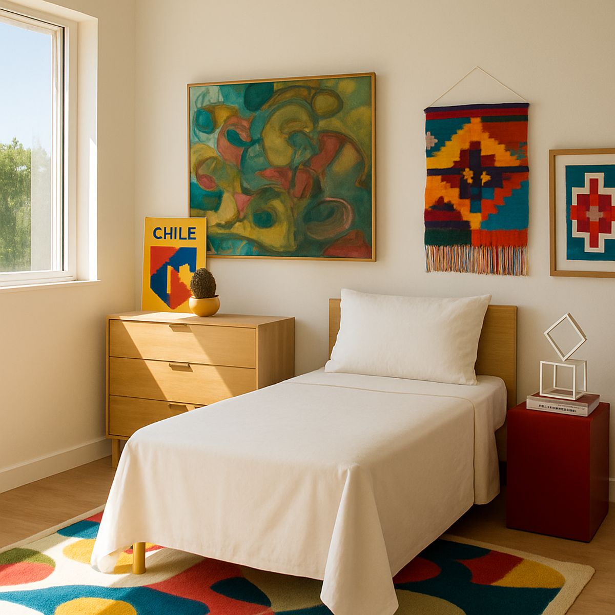 ARMONIA - Juego de Cama 144 Hilos Blanco 1½ Plazas Básico