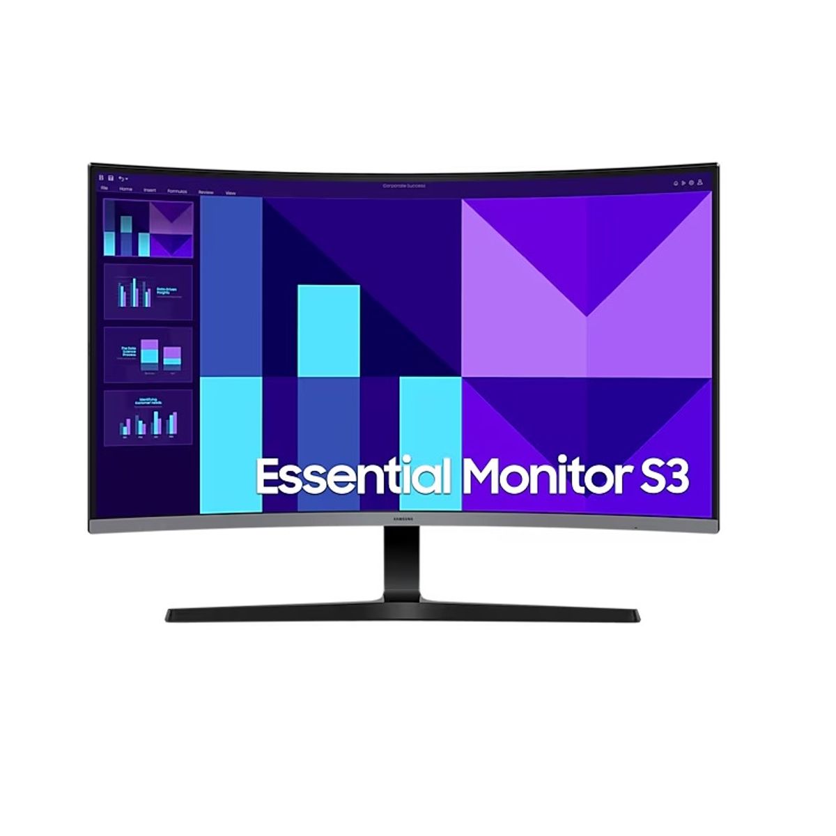 SAMSUNG - Monitor Samsung Essential S3 32" 1920x1080 HDMI - VGA Curvo 100Hz