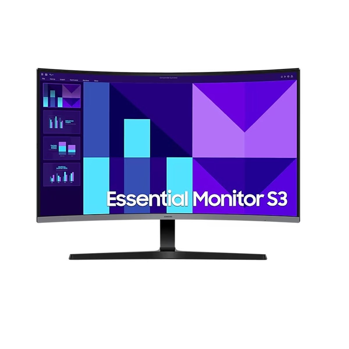 SAMSUNG - Monitor Samsung Essential S3 32" 1920x1080 HDMI - VGA Curvo 100Hz