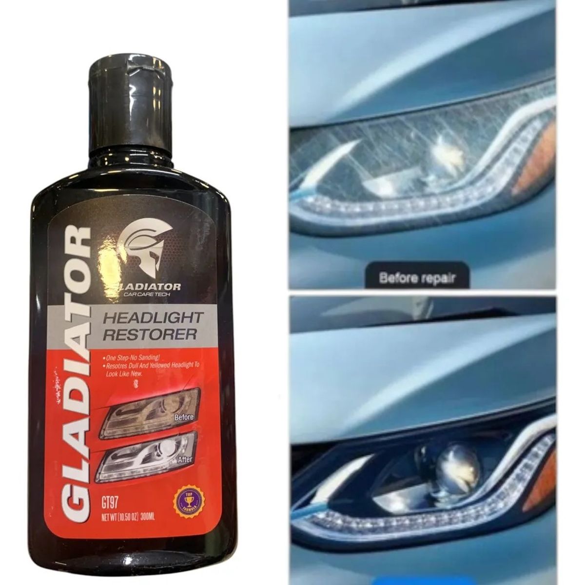 GLADIATOR - Restaurador De Focos Auto Gladiator 300 mL