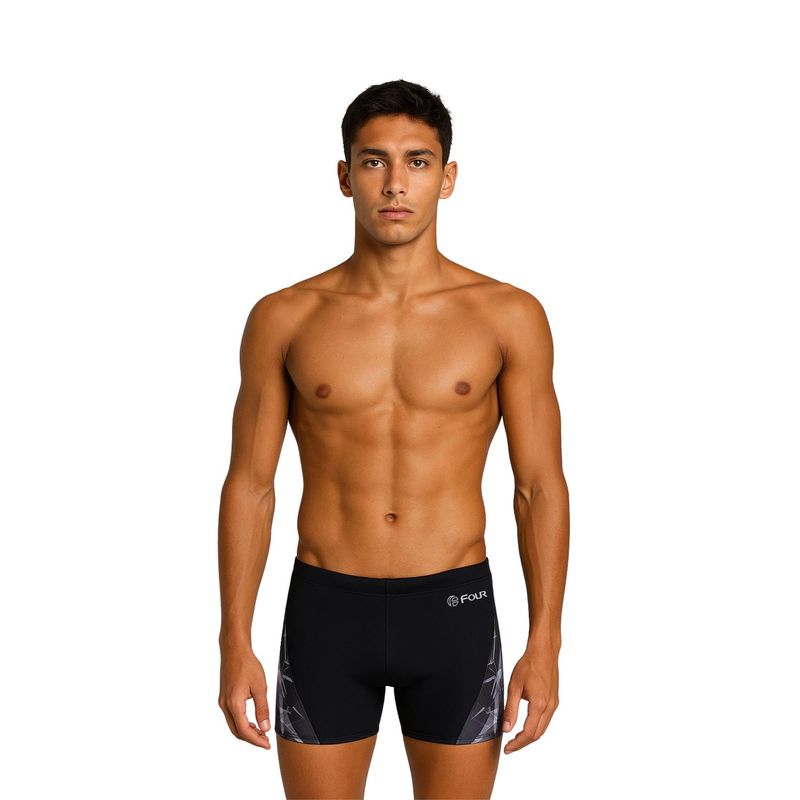FOUR - Traje de Baño Deportivo Hombre Four Negro - Speed Force