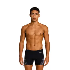 FOUR - Traje de Baño Deportivo Hombre Negro - Speed Force - L
