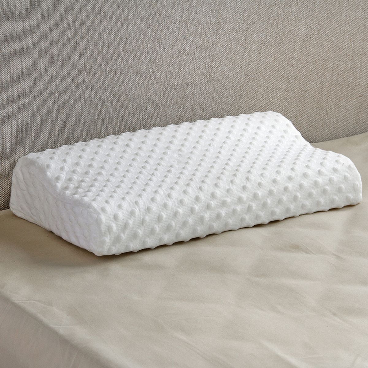 MASEL - Almohada Latex  50x30  Terapeutica Blanca