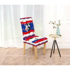 GENERICO - Fundas para sillas 6 unidades diseño fiestas patrias