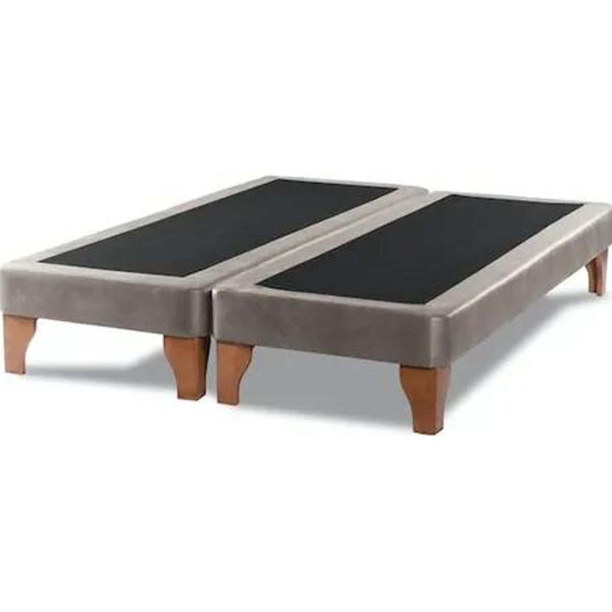 GENERICO - Bases De Camas 2 Plazas Dividida Gris