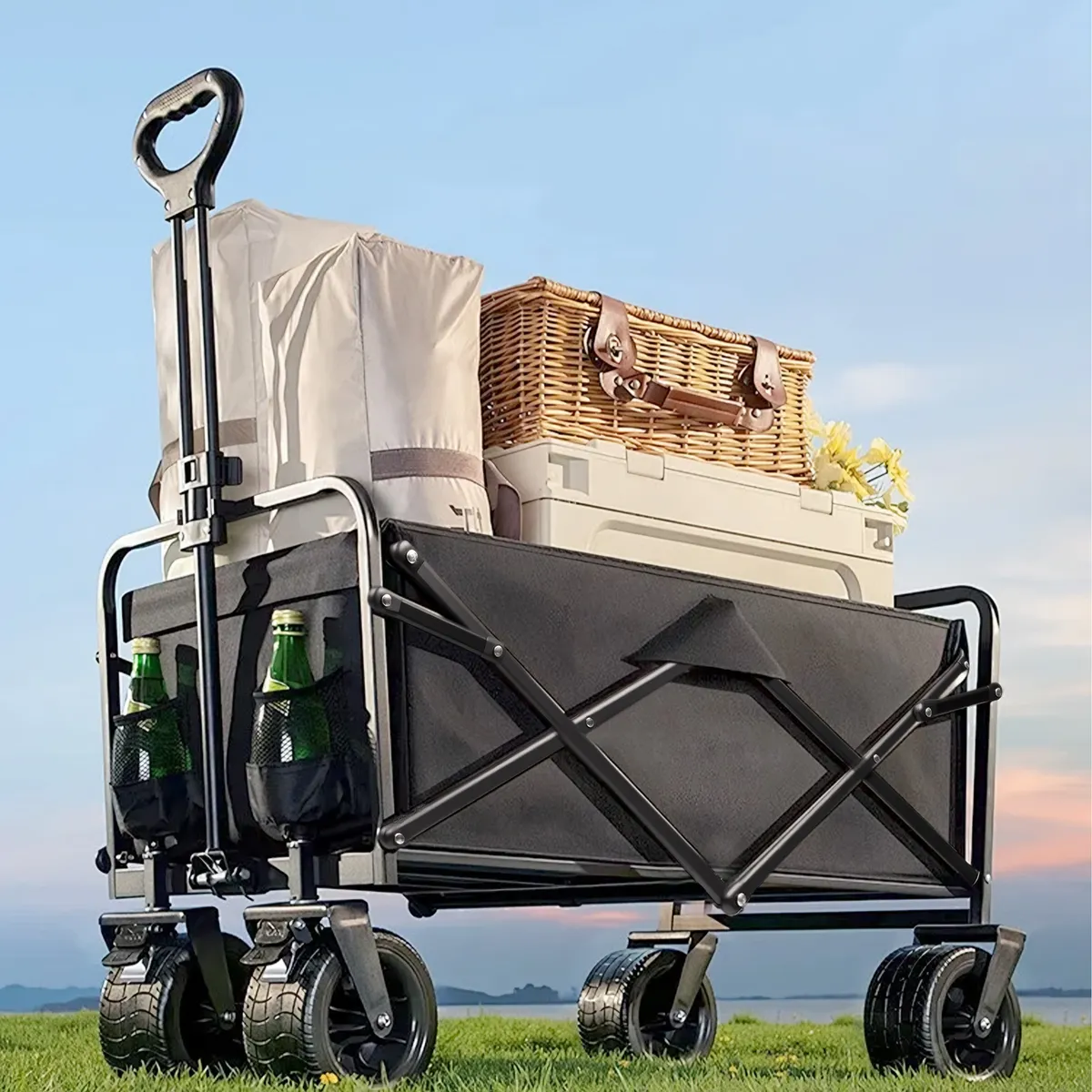 ELEMENT DESIGN - Carro Trolley Plegable Para Camping de carga 160 kg