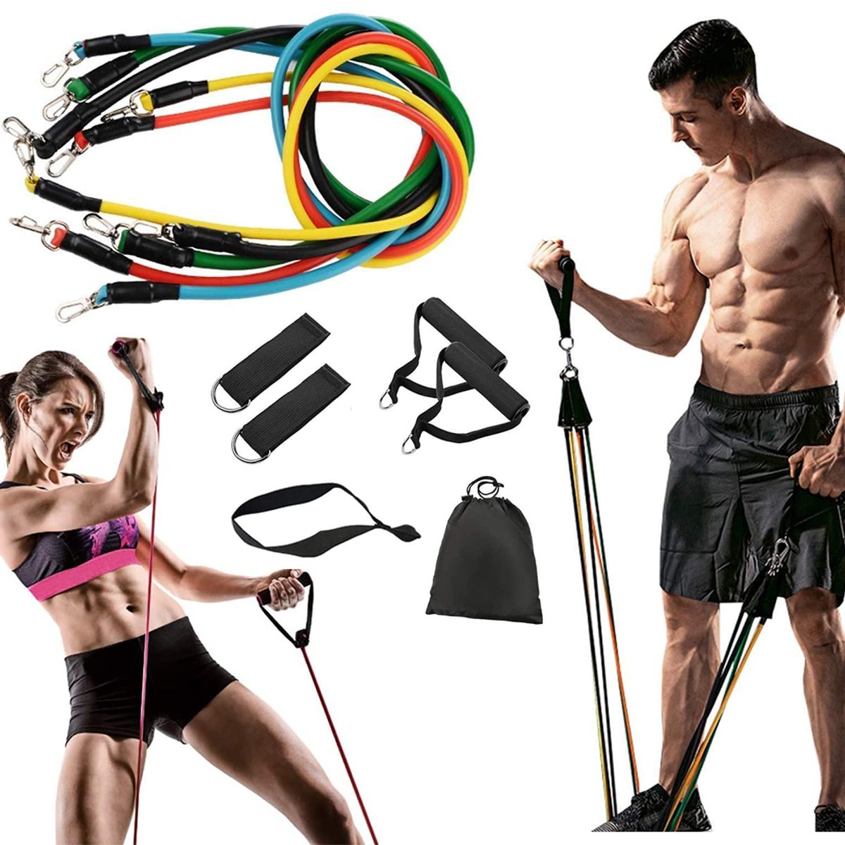 MOVI - SET DE BANDAS ELASTICAS DE EJERCICIO