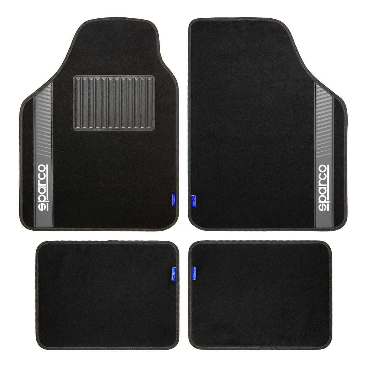SPARCO - Cubre Piso Sparco Original Alfombra Auto 4 Piezas