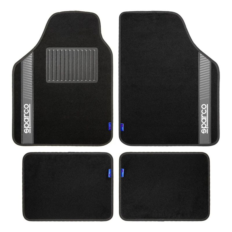 SPARCO - Cubre Piso Sparco Original Alfombra Auto 4 Piezas
