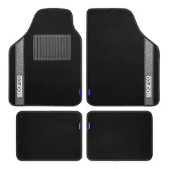 SPARCO - Cubre Piso Original Alfombra Auto 4 Piezas