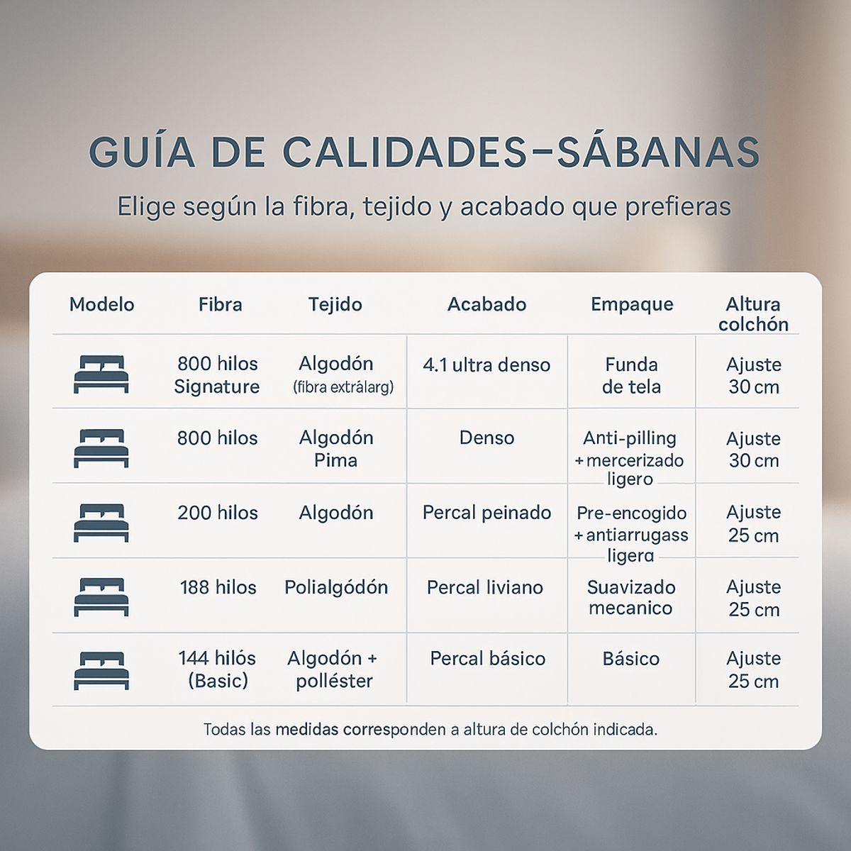 ARMONIA - Ropa de Cama 144 Hilos Beige 1½ Plazas Económico